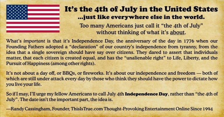 independence day articles